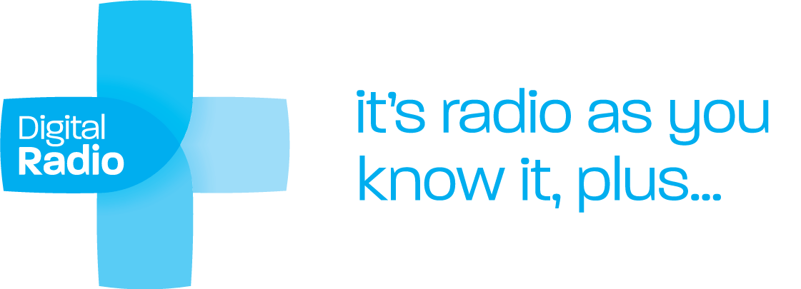 DAB+ Logo with Strapline